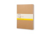 Moleskine Cahier Journal Extra Extra Large Squared Kraft Brown