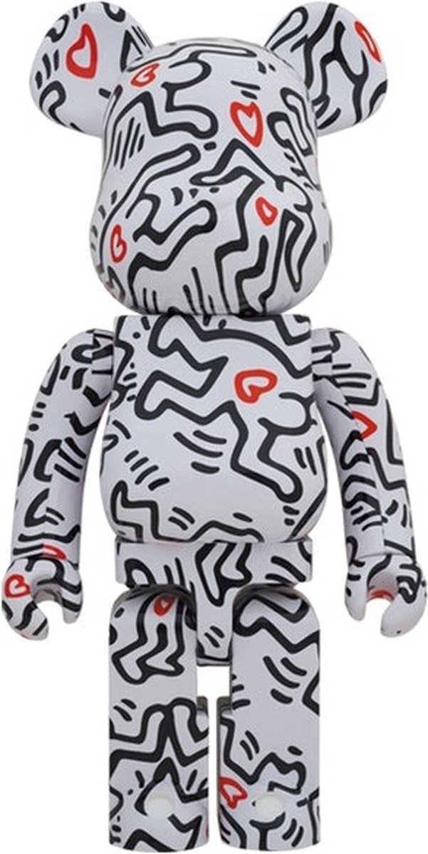 1000% Bearbrick - Keith Haring v8 (Heart of Men)