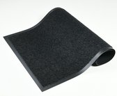 Hekomat Capri Schoonloopmat Droogloopmat voor Binnen 90x120 Antraciet, Anti slip deurmat