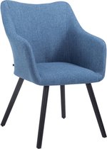Eetkamer - Bezoekersstoel Keitele Stof ZE, Blauw