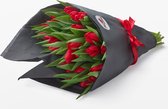 TuKiss Valentijn Tulpen Boeket 45 stelen luxe cadeauverpakking