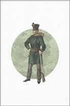Walljar - Royal Hunter - Muurdecoratie - Poster met lijst