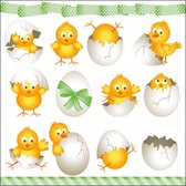 Ambiente Easter School papieren servetten - funny chickens