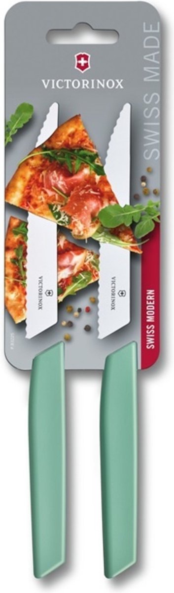 Victorinox Swiss Modern steakmessenset - 2-delig - Mint groen