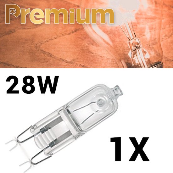 Premium G9 halogeenlamp - Halogeen - 28 watt - 28W - 230V - 230Volt -  Insteek -... | bol.com