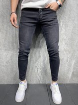 Skinny Jeans Mannen Gescheurde Jeans Mannelijke 2021 Nieuwe Casual Gat Straat Hip Hop Slanke Denim Broek Man Mode jogger Broek