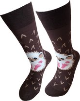 Verjaardag cadeau - Grappige sokken - Egel afbeelding Sokken - Egel sokken - Leuke sokken - Vrolijke sokken - Luckyday Socks - Egel Cadeau sokken - Socks waar je Happy van wordt -