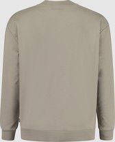 Purewhite -  Heren Relaxed Fit   Sweater  - Bruin - Maat M