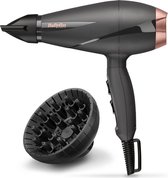 BaByliss Smooth Föhn - Met Ionentechnologie - Föhn - Föhn met diffuser - haardroger - Zwart - 2100W - Incl. 2 Opzetstukken