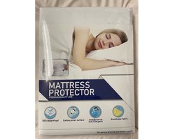Waterdichte matrasbeschermer - Molton - topper hoeslaken - mattress protector - anti bacterial 180x200