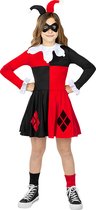 FUNIDELIA Harley Quinn-kostuum - DC Comics - 10-12 jaar (146-158 cm)