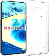 Nokia XR20 Hoesje - MobyDefend Transparante TPU Gelcase - Volledig Doorzichtig - GSM Hoesje - Telefoonhoesje Geschikt Voor: Nokia XR20