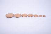 Natuurlijke Houten Disks - Set van 7