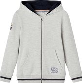 Name-it Jongens Sweat Cardigan Tulser Light Grey Melange