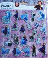 Frozen foam stickers