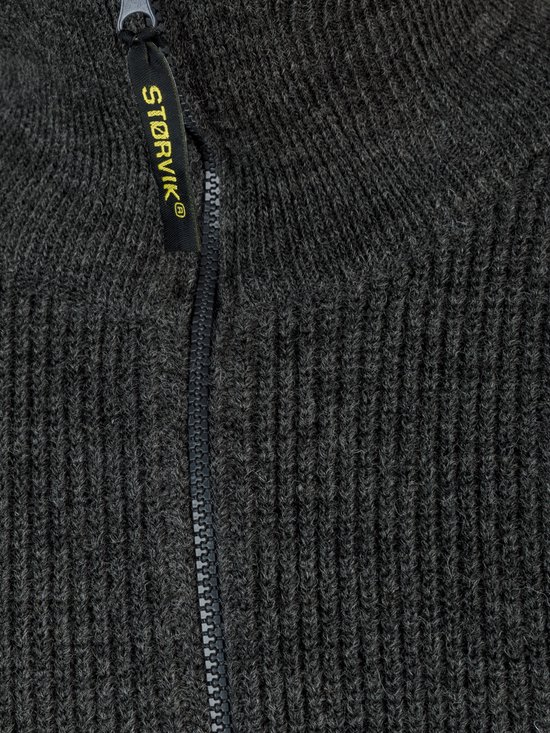 STØRVIK Pull de skipper Acrylique / Laine Homme Gris - Taille L - BRISBANE