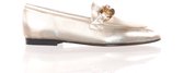 MAURY elegante damesloafer met ketting - lichtgoud - maat 37