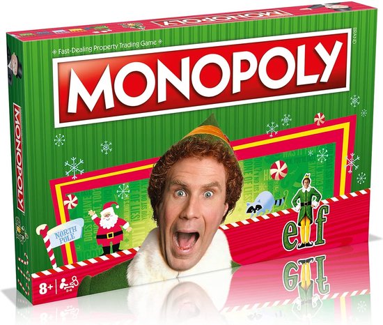 Thumbnail van een extra afbeelding van het spel Elf Monopoly Board Game, Engelstalig