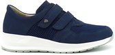 Finn comfort- 03614 Udine Blauw sneaker met klittenband (Maat - 8, Kleur - Blauw)