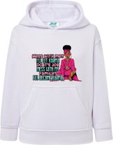 JHK - Hoodie dames met Capuchon? - Dear Karma - Wit - Medium