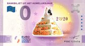 0 Euro biljet 2020 - Bankbiljet uit het huwelijksjaar KLEUR