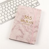 AGENDA 2022|Marmer patroon 2022 Agenda Notebook 365 dagen management plan kalender boek Notitieblok Briefpapier Planner School Schema Boek LICHTBRUIN