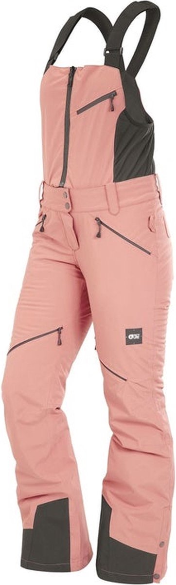 Picture Haakon Bib Skibroek - Dames - Roze - Maat L