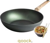 Qoock | Eco Koekenpan | 24cm | Evergreen | 100% Gerecycled Aluminium | Vegan | Gusta