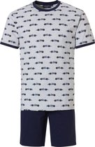 Pastunette Junior - Monte Carlo - Shortama - Grijs/Blauw - Maat 104