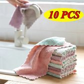 10Pcs Super Absorberende Microfiber - Vaatdoeken High-Efficiency - Servies Huishoudelijke - Reiniging Handdoek Keuken - Tools Gadgets