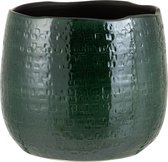 J-Line Bloempot Patroon Keramiek Groen Large