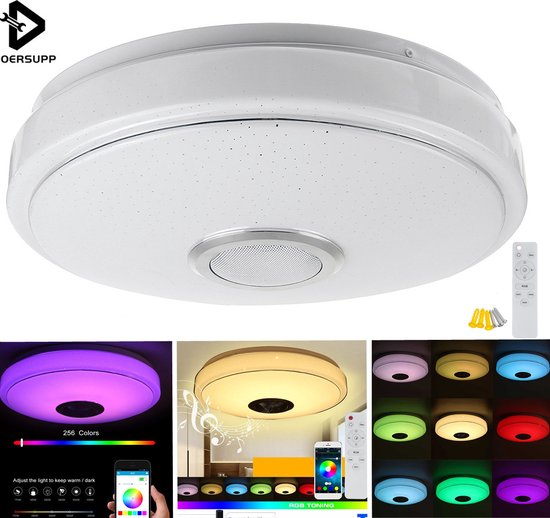 Klassiek Badkamer RGB plafondlampen Met afstandsbediening