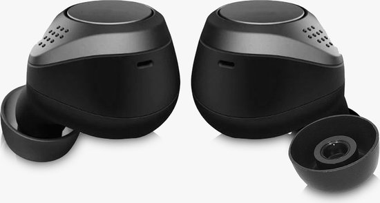 Kwmobile 6x Siliconen Oordopjes – Compatibel Met Jabra Elite 8 Active, 3 Maten (S/M/L) In Zwart