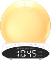 Dreamy® Wake-Up Light Projector - Lichtwekker - Wekkerradio - Inclusief verschillende kleuren licht