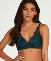 Hunkemöller Dames Lingerie Voorgevormde bh zonder beugel Alexa - Groen - maat E80