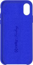 Celly Feeling Silicone Back Cover Apple iPhone X Max / XS Max Blauw