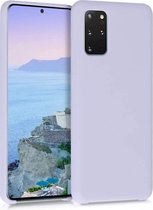LuxeBass Hoesje geschikt voor Samsung Galaxy S20 Ultra siliconen hoesje - Lila - telefoonhoes - gsm hoes - gsm hoesjes