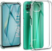 LuxeBass Hoesje geschikt voor Huawei P40 Lite Anti-shock silicone hoesje transparant