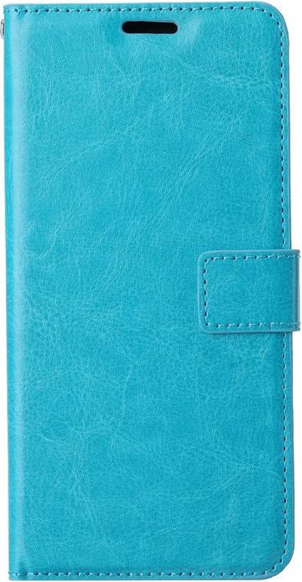 LuxeBass Boekhoesje geschikt voor Samsung Galaxy Xcover 5 - Turquoise gsm hoesje - telefoonhoes - telefoonhoesjes