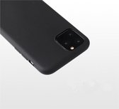 LuxeBass Hoesje geschikt voor Siliconen hoesje voor  iPhone 11 Pro - Zwart - telefoonhoes - gsm hoes - gsm hoesjes