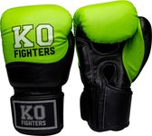 KO Fighters - Bokshandschoenen - Kickboks Handschoenen - Kickboks - Boksen - Power Punch - Groen - 12oz
