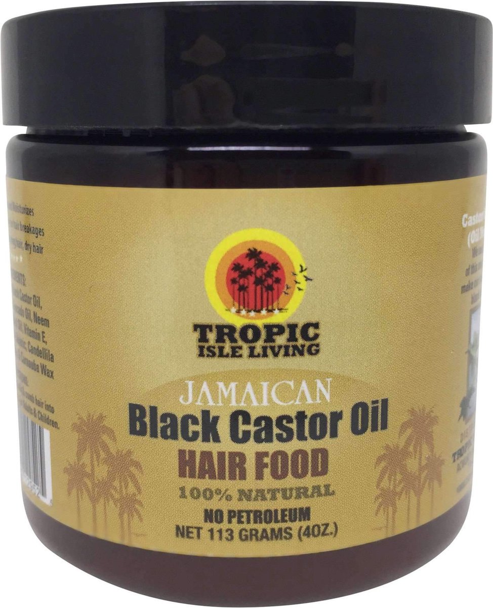 Tropic Island Living Black Castor Oil Hair Food 113 gr
