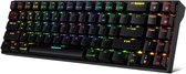 RK71 Gaming Keyboard Zwart - RGB Verlichting - Ergonomisch Mechanisch Gaming Toetsenbord Met Draadloos Verbinding - Qwerty - 70% Met Multimedia Toetsen - Brown Switches