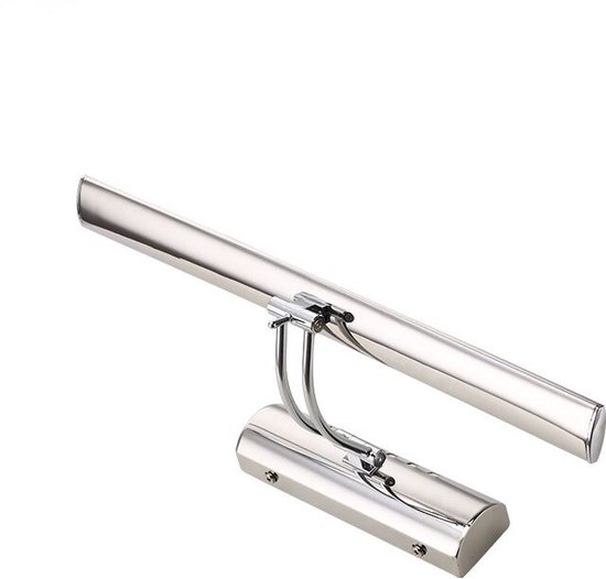 Aourow Led-spiegellamp Voor De Badkamer, 300 Mm, 230 V, 5 W, 500 Lm Neutraal Wit Licht Van 4 000 Kelvin Ip44 Waterdicht