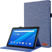 Case2go - Tablet hoes geschikt voor Lenovo M10 HD (2nd Gen) - 10.1 Inch - Book Case met Soft TPU houder - Blauw