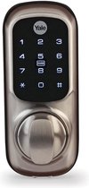 Yale Keyless Connected - Door lock - electronic, key-card - smart lock - touch keypad - RFID - satin nickel