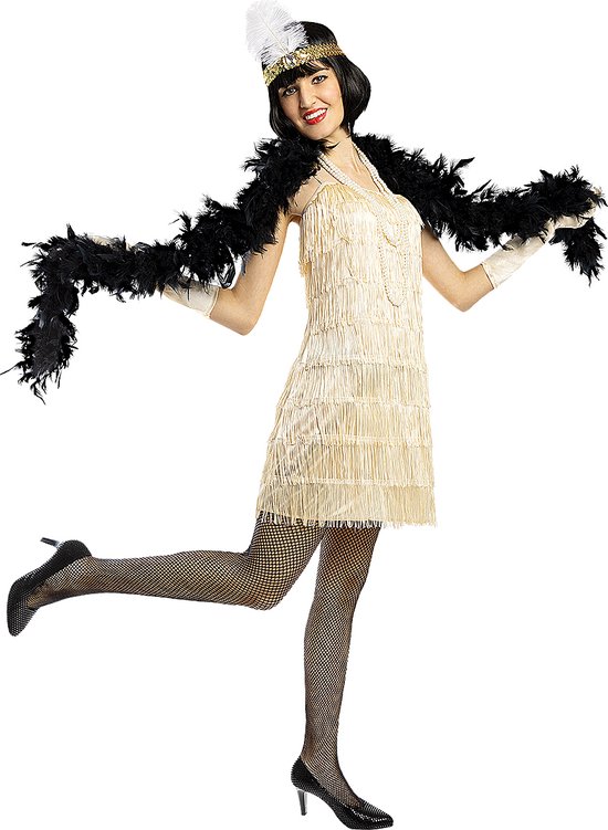 Funidelia | 1920s Flapper Kostuum In Blauw Voor Vrouwen De Jaren '20 & Cabaret - Kostuum Voor Volwassenen Accessoire Verkleedkleding En Rekwisieten