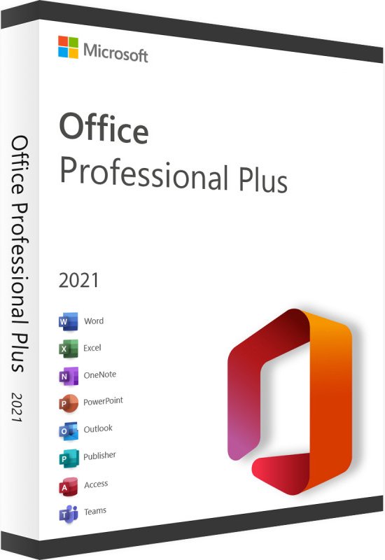 Microsoft Office Professional Plus 2021 - 1 PC/Gebruiker - Registreren met Microsoft-Account