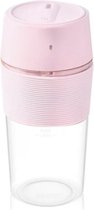 SQUIK® Draadloze Mini Juicer Roze - Draagbare Blender - Smoothie Blenders - Shakebeker - Shaker - Draagbaar - Draadloos - 300ML - 7.4V