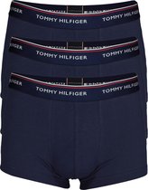 Tommy Hilfiger - Heren Onderbroeken 3-Pack Trunks Peacoat - Blauw - Maat M